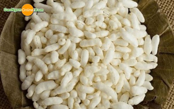 Rang gạo nổ thành bỏng