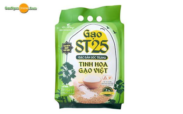 Gạo đóng tui ST25
