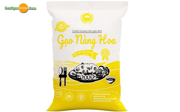 Gạo đóng túi Nàng hoa